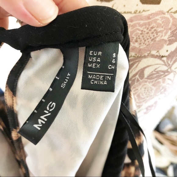 Mango Leopard Print Blouse - Picture 8 of 8